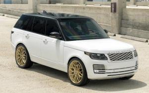 Land Rover Range Rover by MC Customs on Gold Avant Garde Wheels '2018